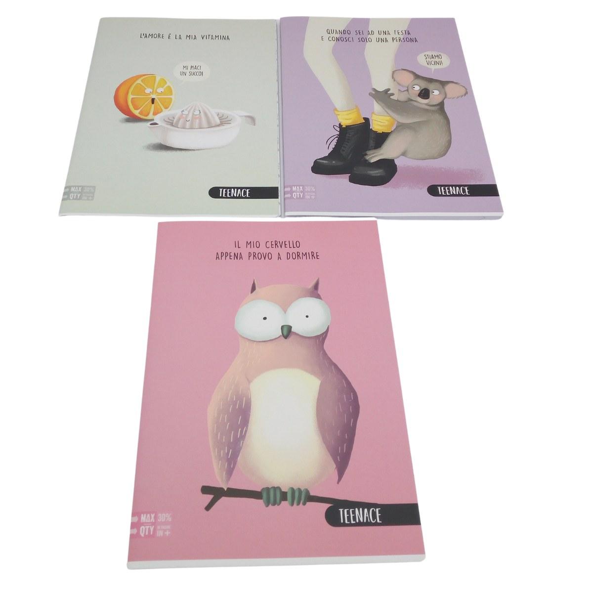 Maxi quaderno a4 104/80 teenace