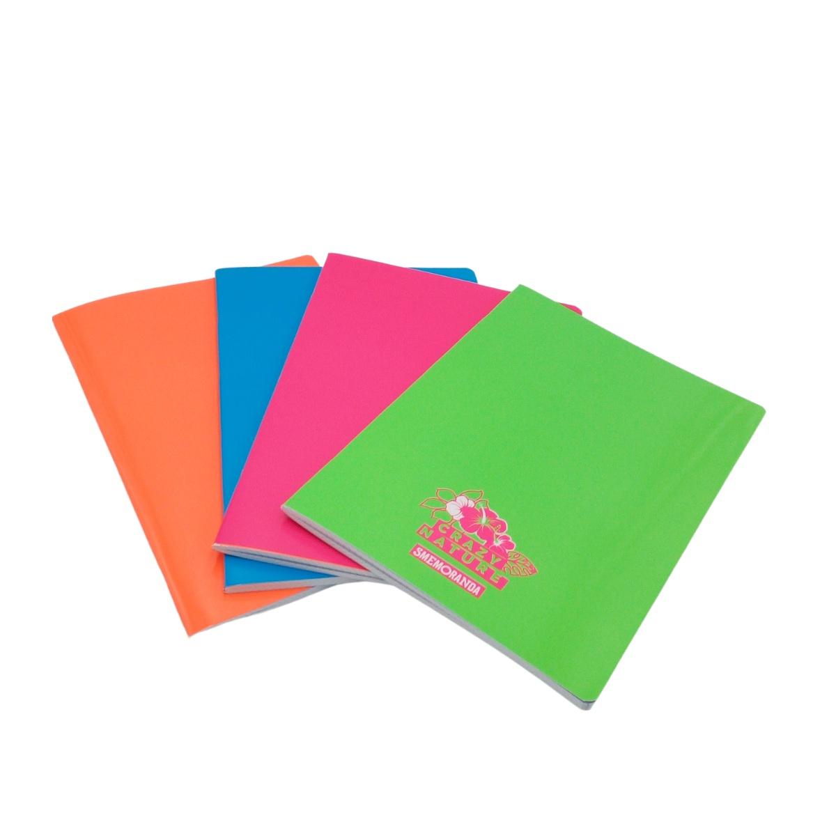 Maxi quaderno 100 gr 24 ff +1 smemoranda crazy fluo