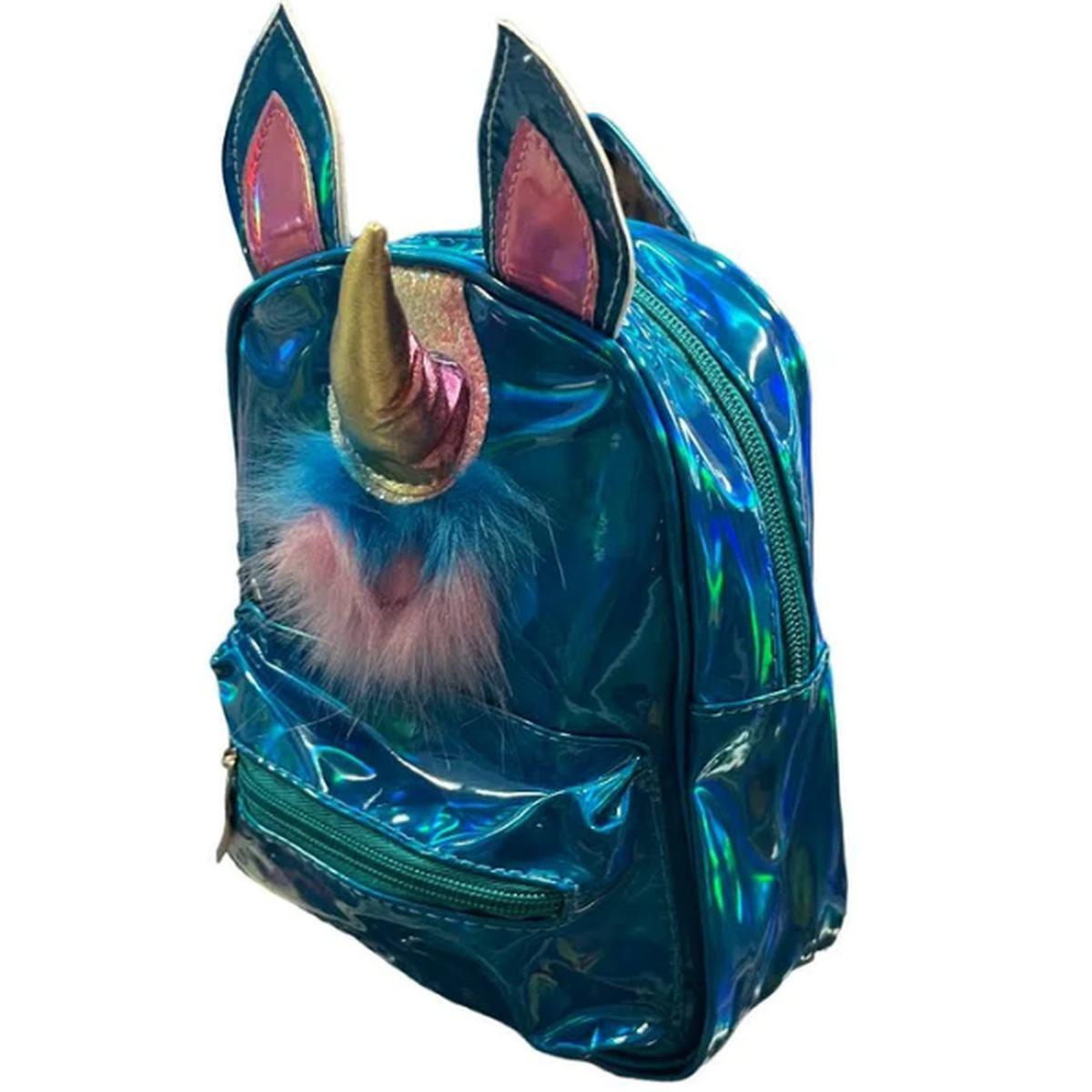 Zainetto in pvc iridiscente  unicorno