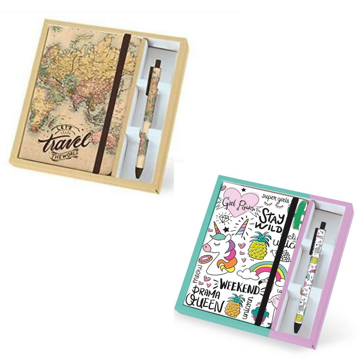 Set notebook a5 + penna