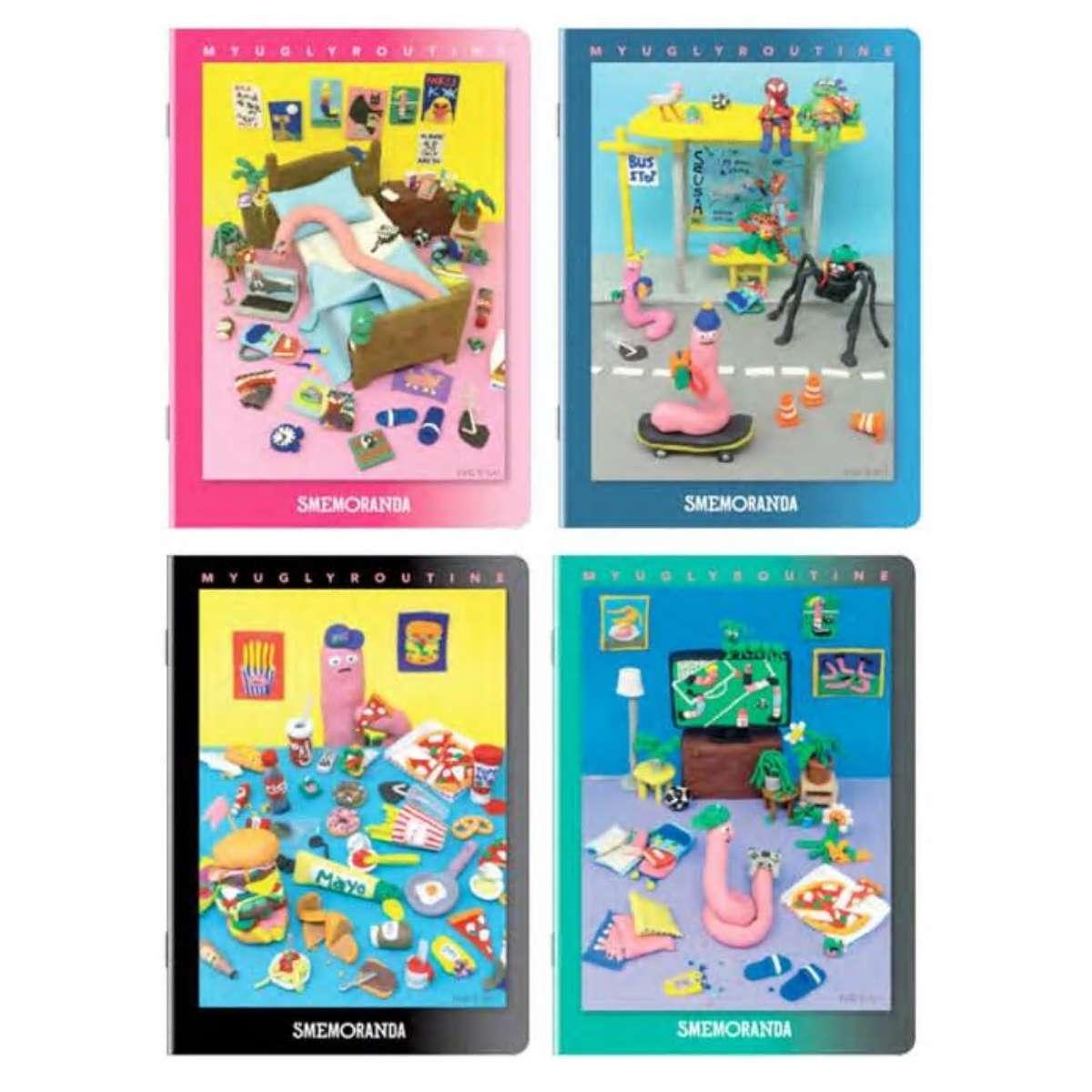 Maxi quaderno 100 gr ugly routine smemoranda rigatura c