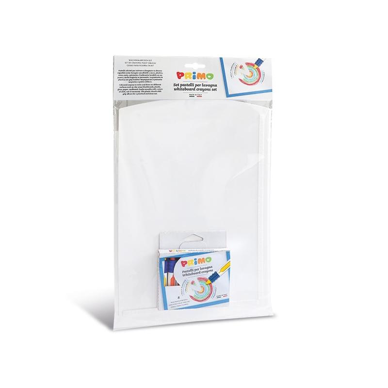 Set 8 pastelli a cera  e lavagnetta