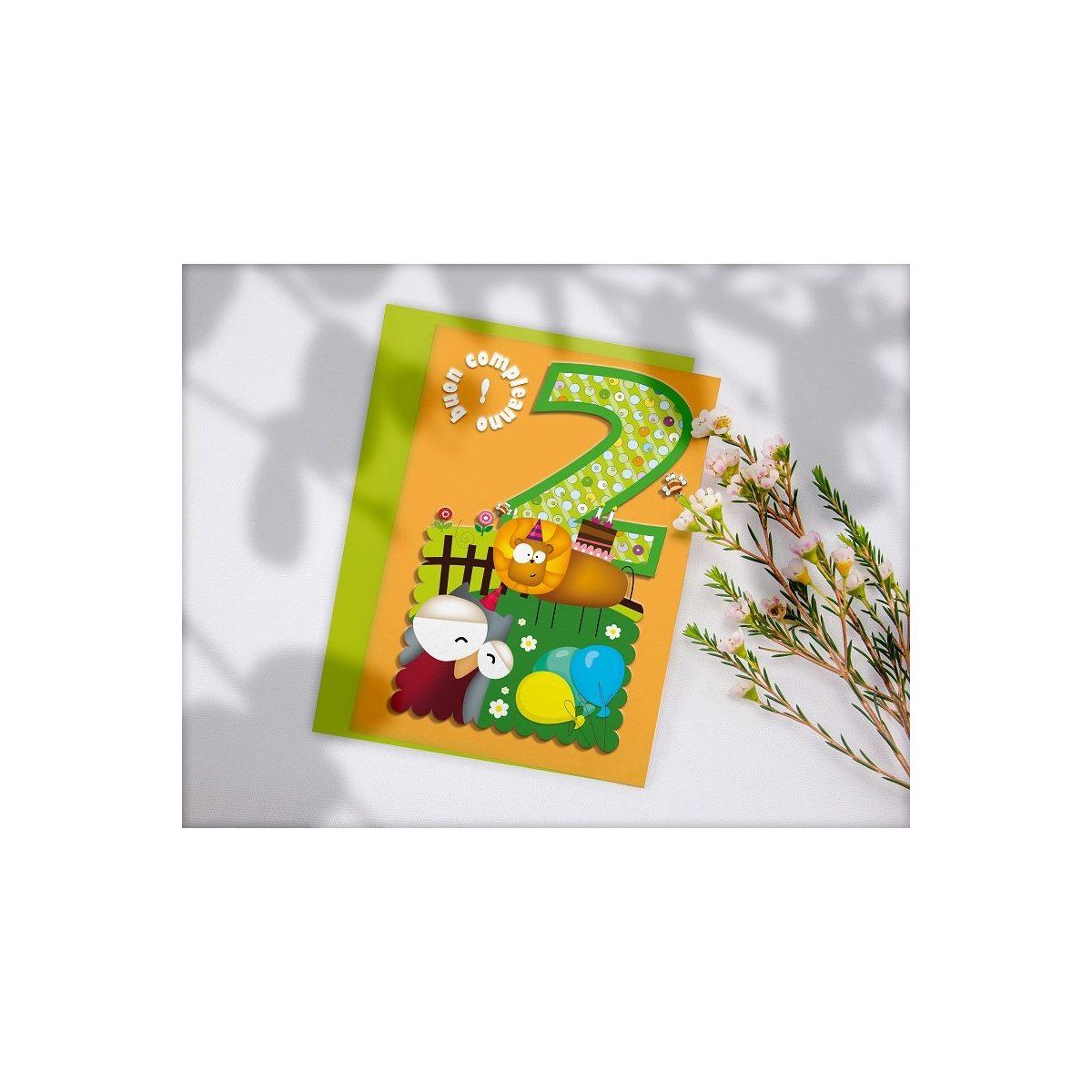 Biglietto auguri buon compleanno primi anni