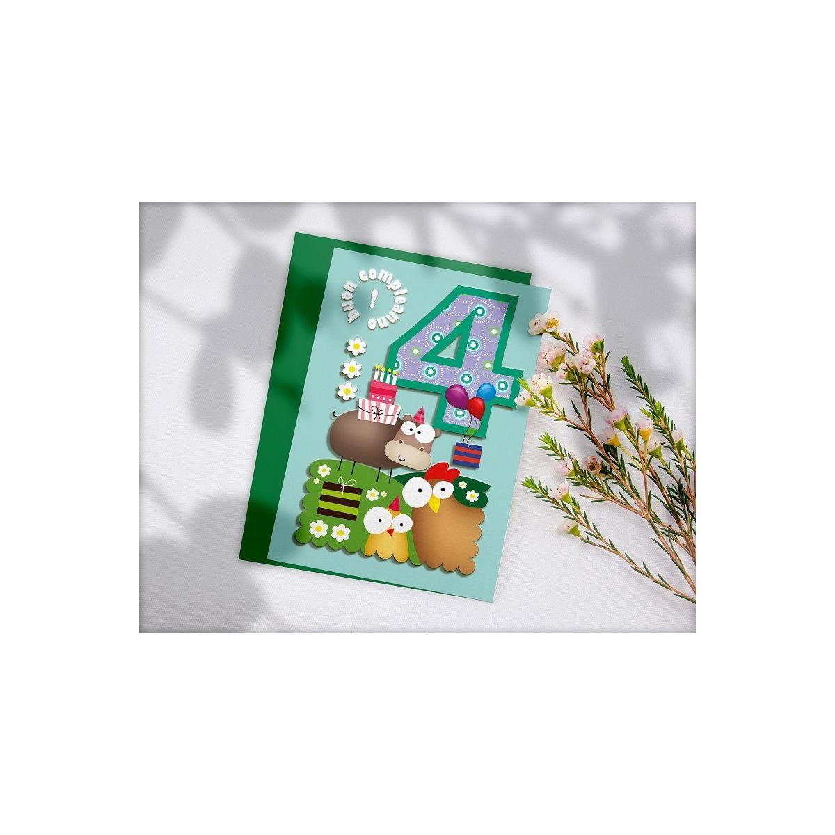 Biglietto auguri buon compleanno primi anni