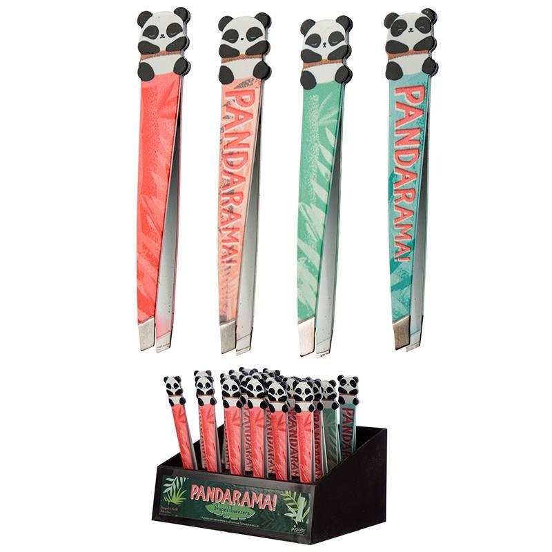 Pinzette per sopracciglia panda