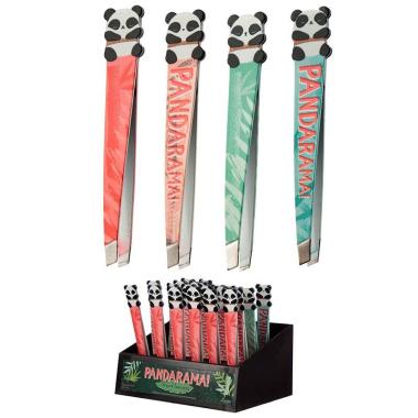 Pinzette per sopracciglia panda