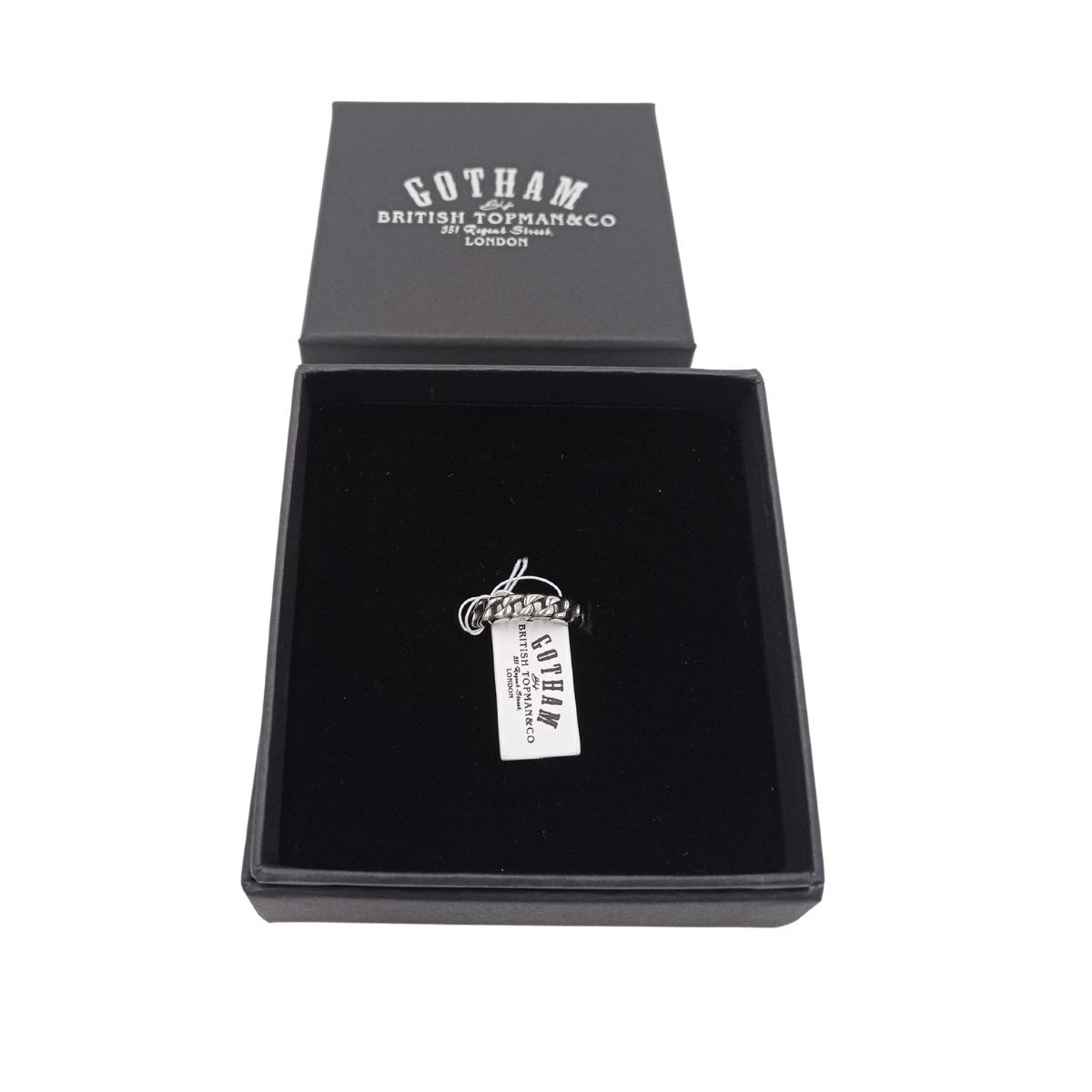 Anello uomo slim chain in box