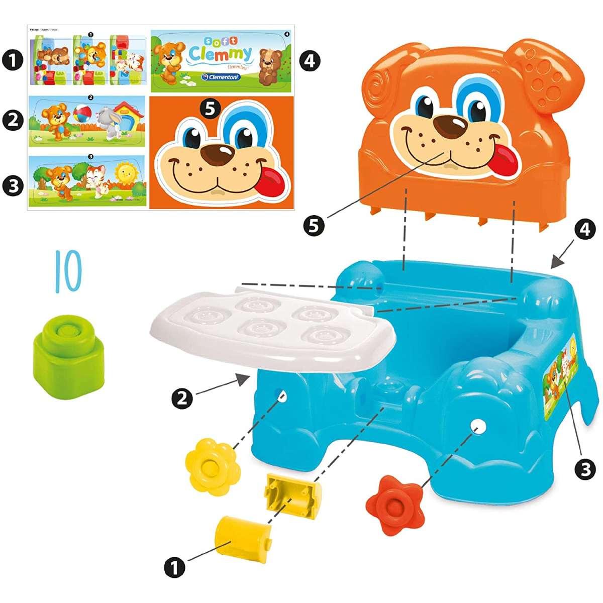 Clemmy poltroncina porta mattoncini