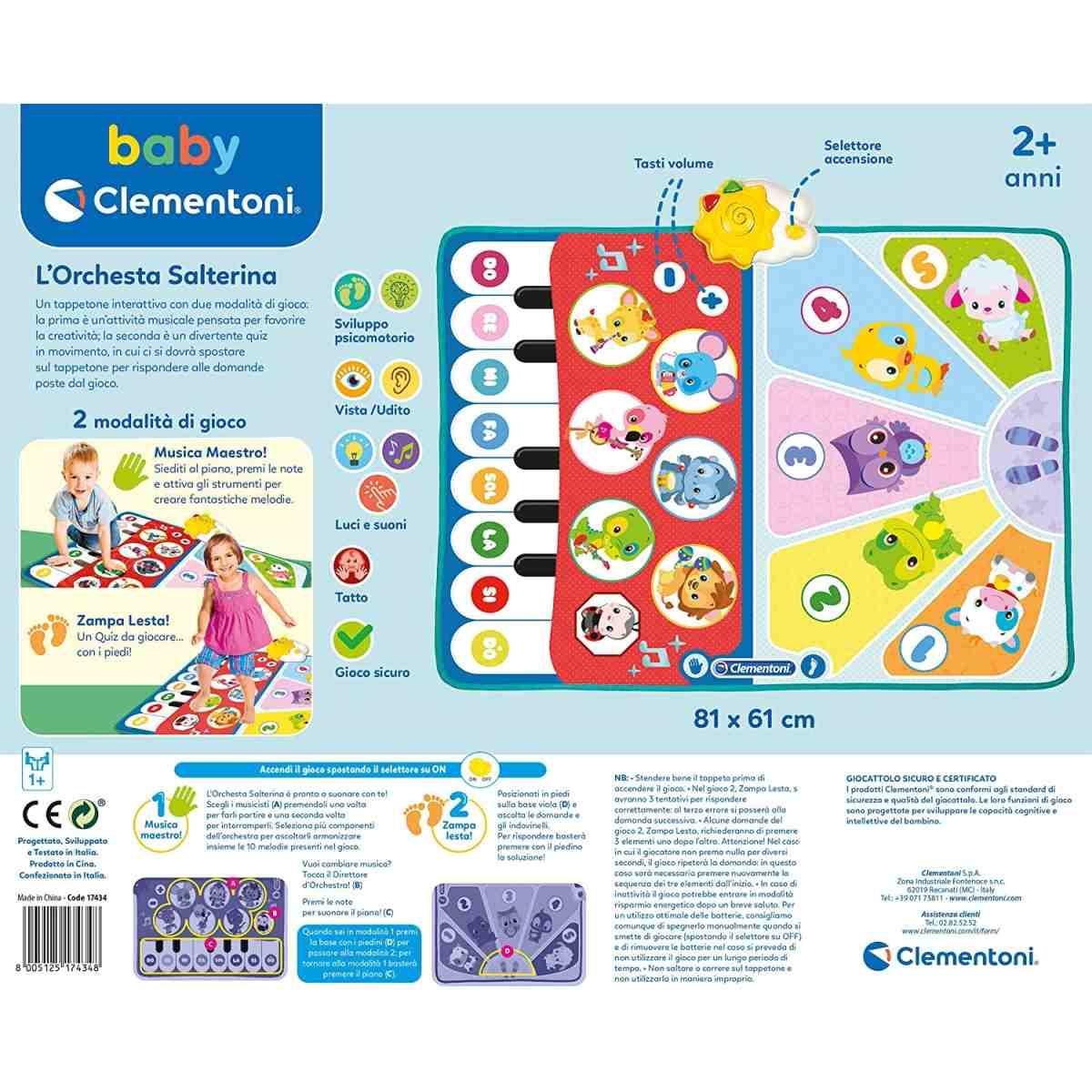 Tappetone elettronico baby clementoni