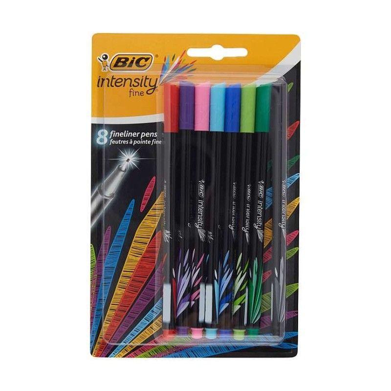 Pennarelli bic intensity fine 8 pezzi