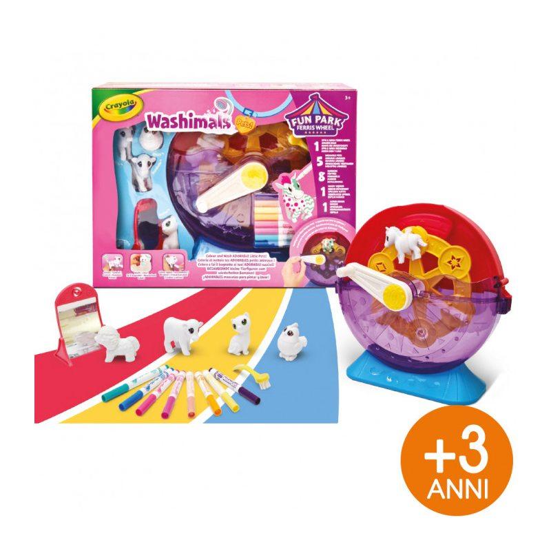 Washimals pets la ruota dei divertimenti crayola