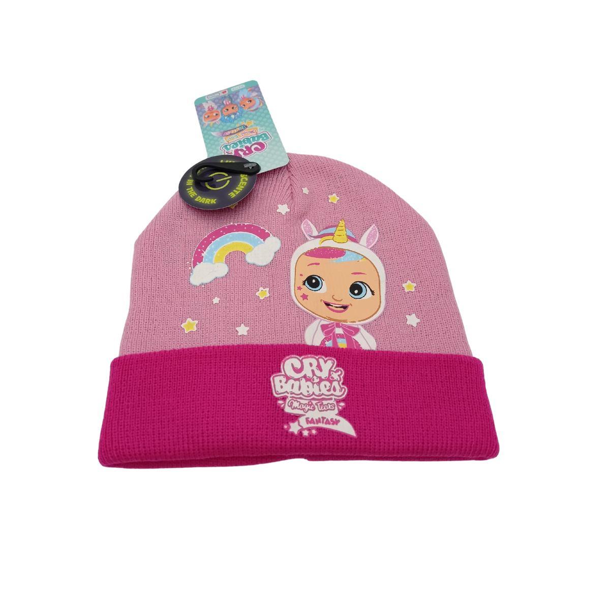 Cappello con risvolto cry babies