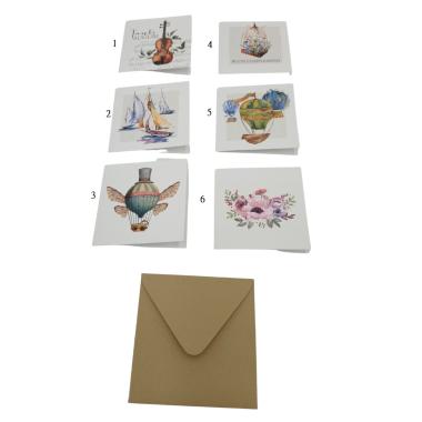 Biglietti generici/buon compleanno 4x4 cm