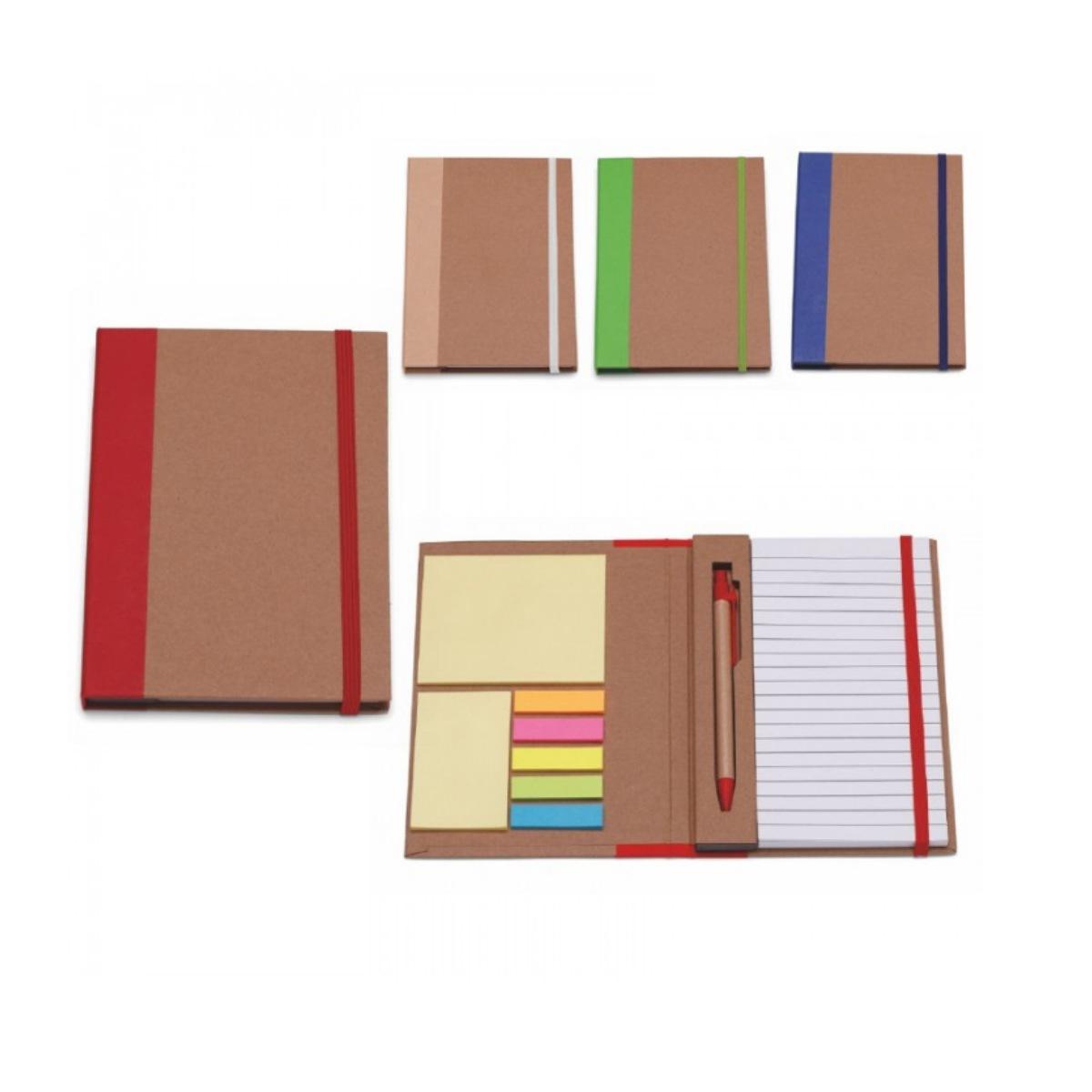 Set block notes con penna e post-it