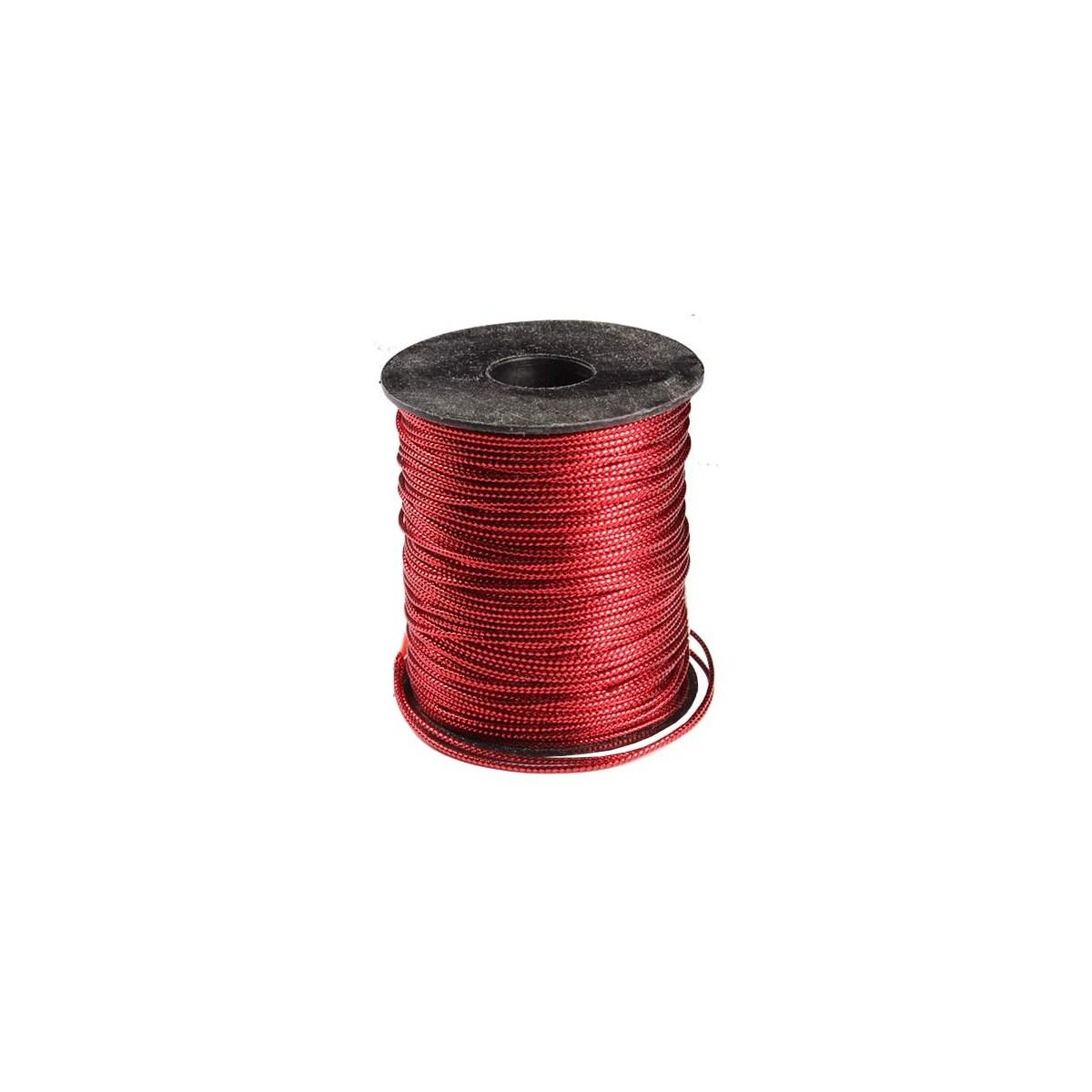 Cordoncino metallic colore rosso 20 metri