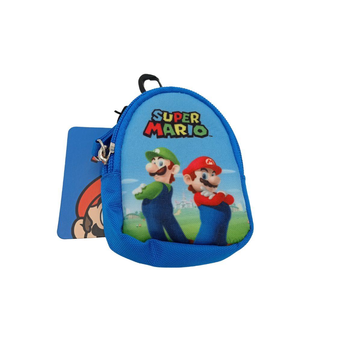 Portafoglio con moschettone supermario