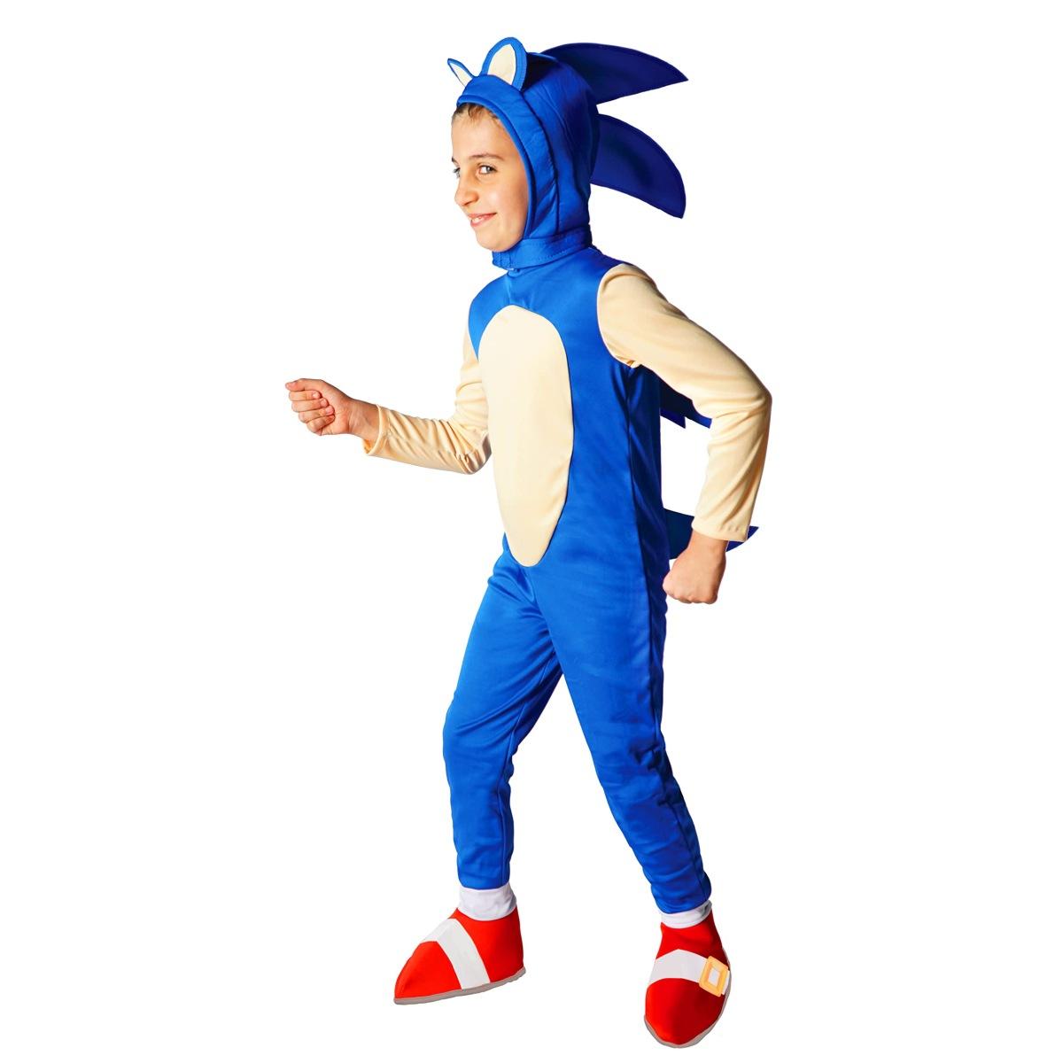 Costume sonic 8/10 anni