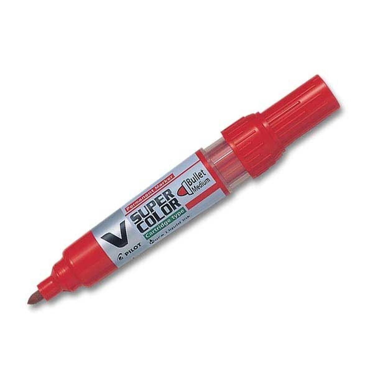 Marcatore ricaricabile super color v rosso