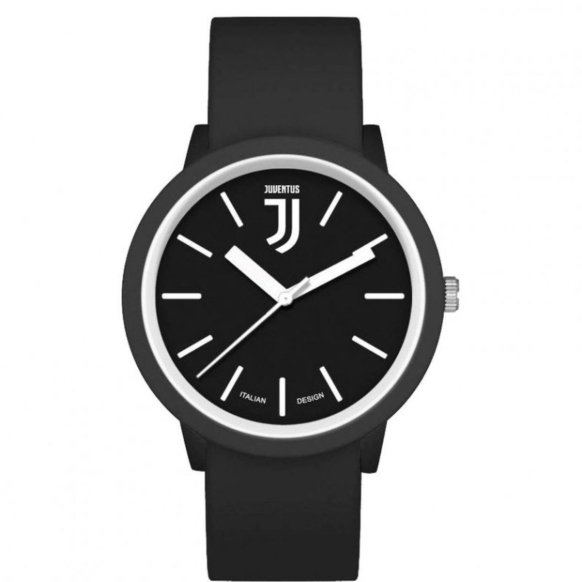 Orologio juventus da polso cinturino nero quadrante bianco