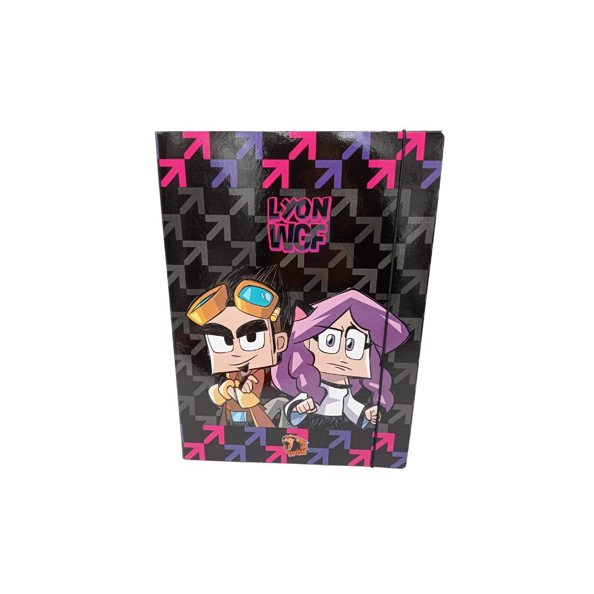 Cartella con elastico  lyon gamer