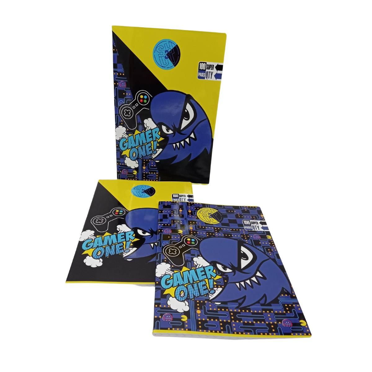 Maxi quaderno gamer boy