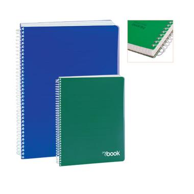 QUADERNO SPIRALATO IN PP 144 FOGLI SENZA FORI<br />