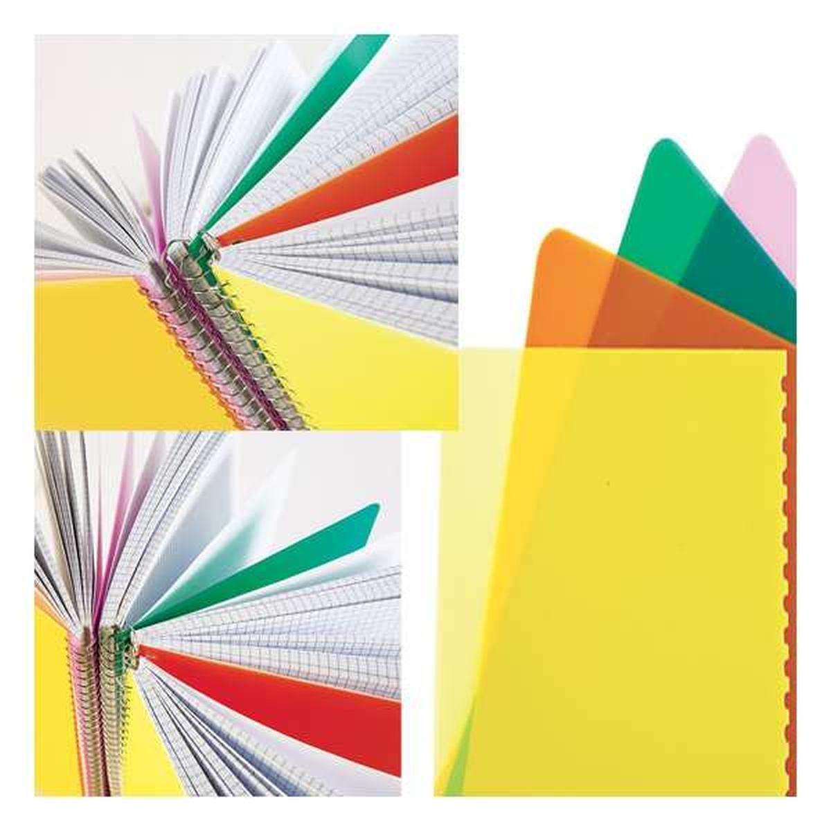 Maxi quaderno spiralato 4 in 1 a4 100 fogli