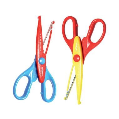 Forbici cm 17 per collage zig zag