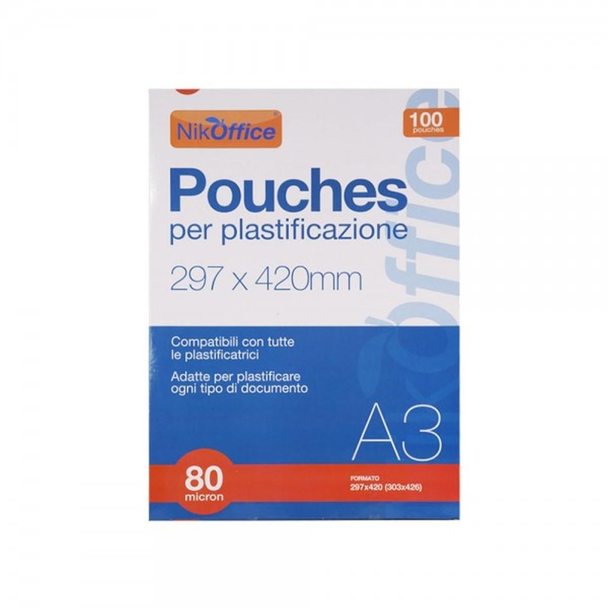 Pouches per plastificazxione 297x420 mm a3 80 micron
