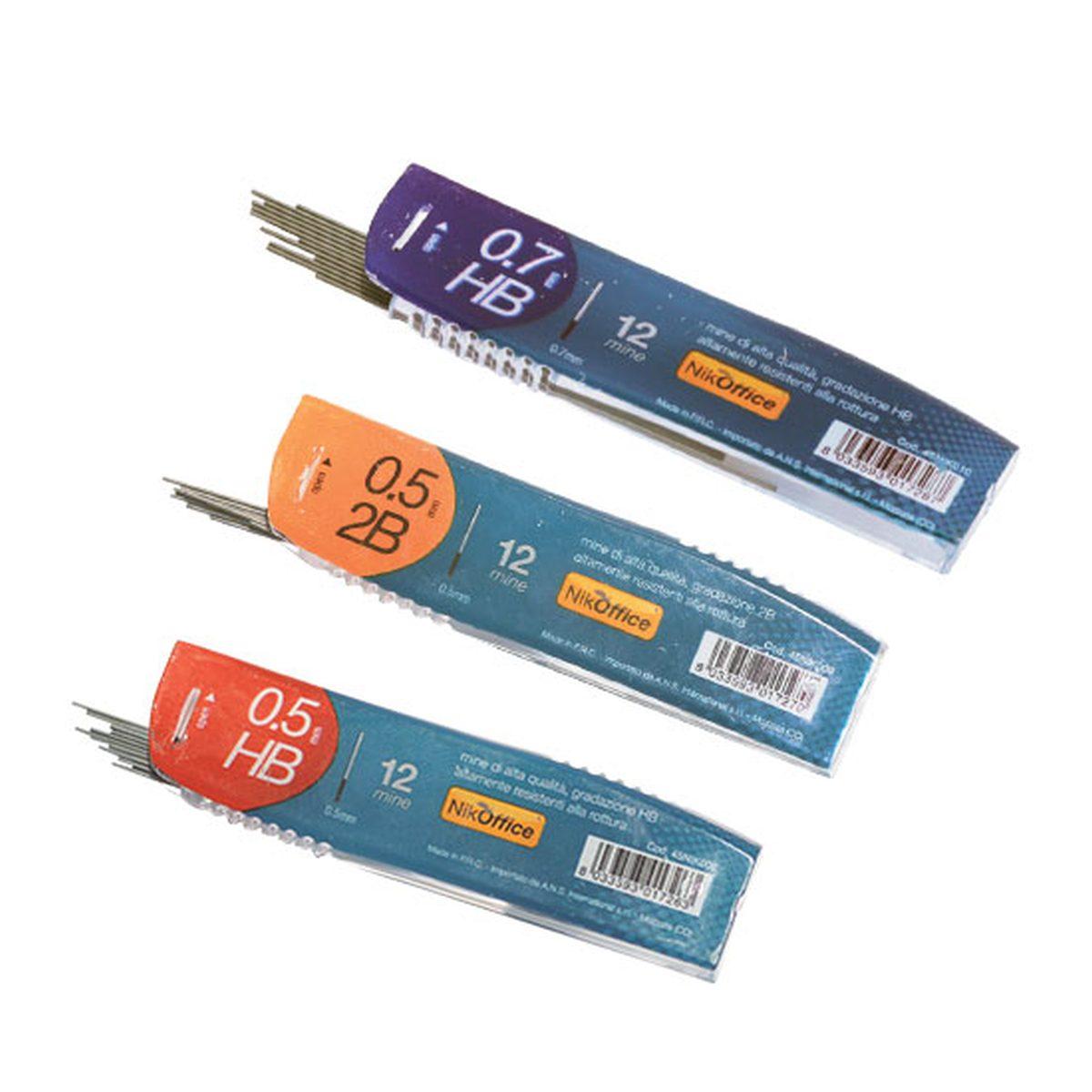 Mine 2 b 0,5 mm tubeetto da 12 mine