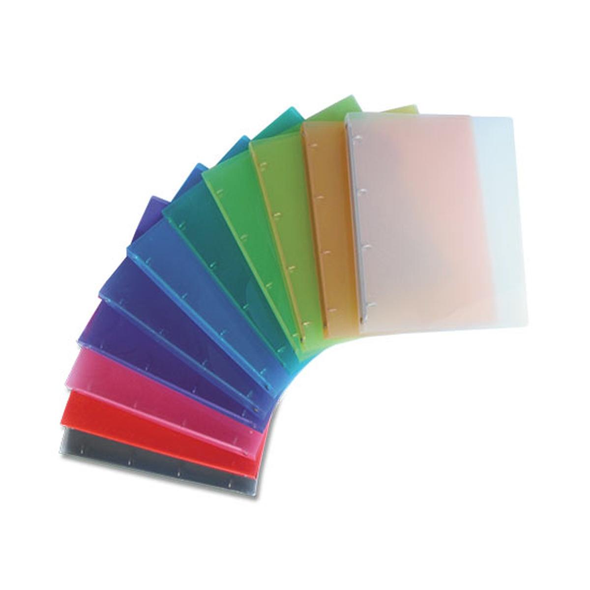 Cartella  con anelli diam 30 trasparente