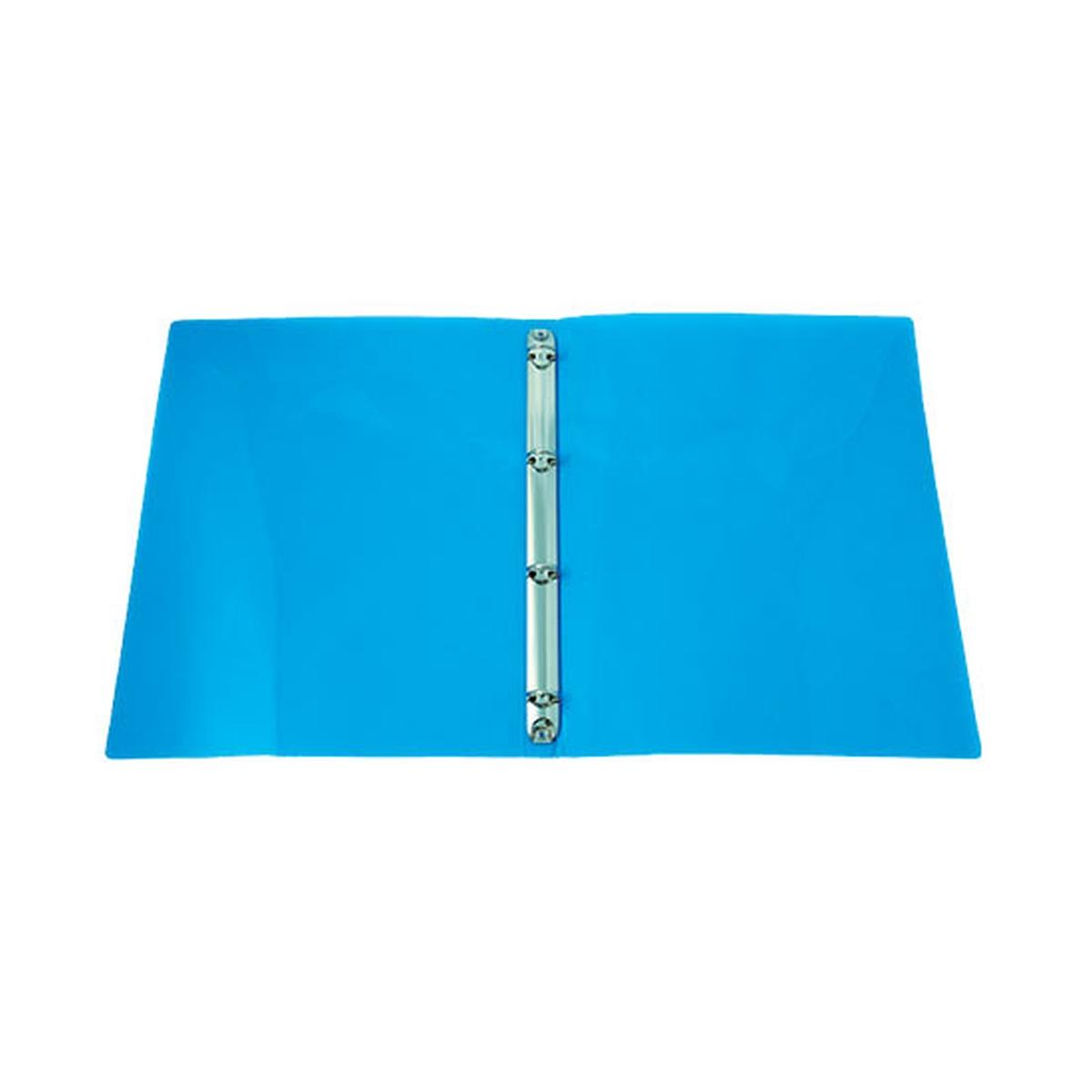 Cartella  con anelli diam 30 trasparente