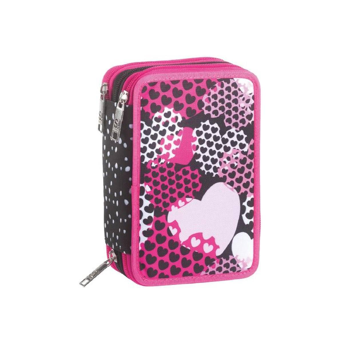 Astuccio sj ever heart 3 zip girl