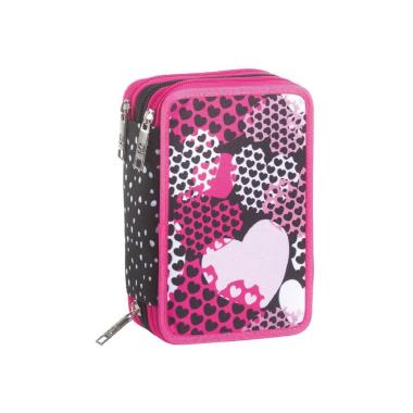 Astuccio sj ever heart 3 zip girl