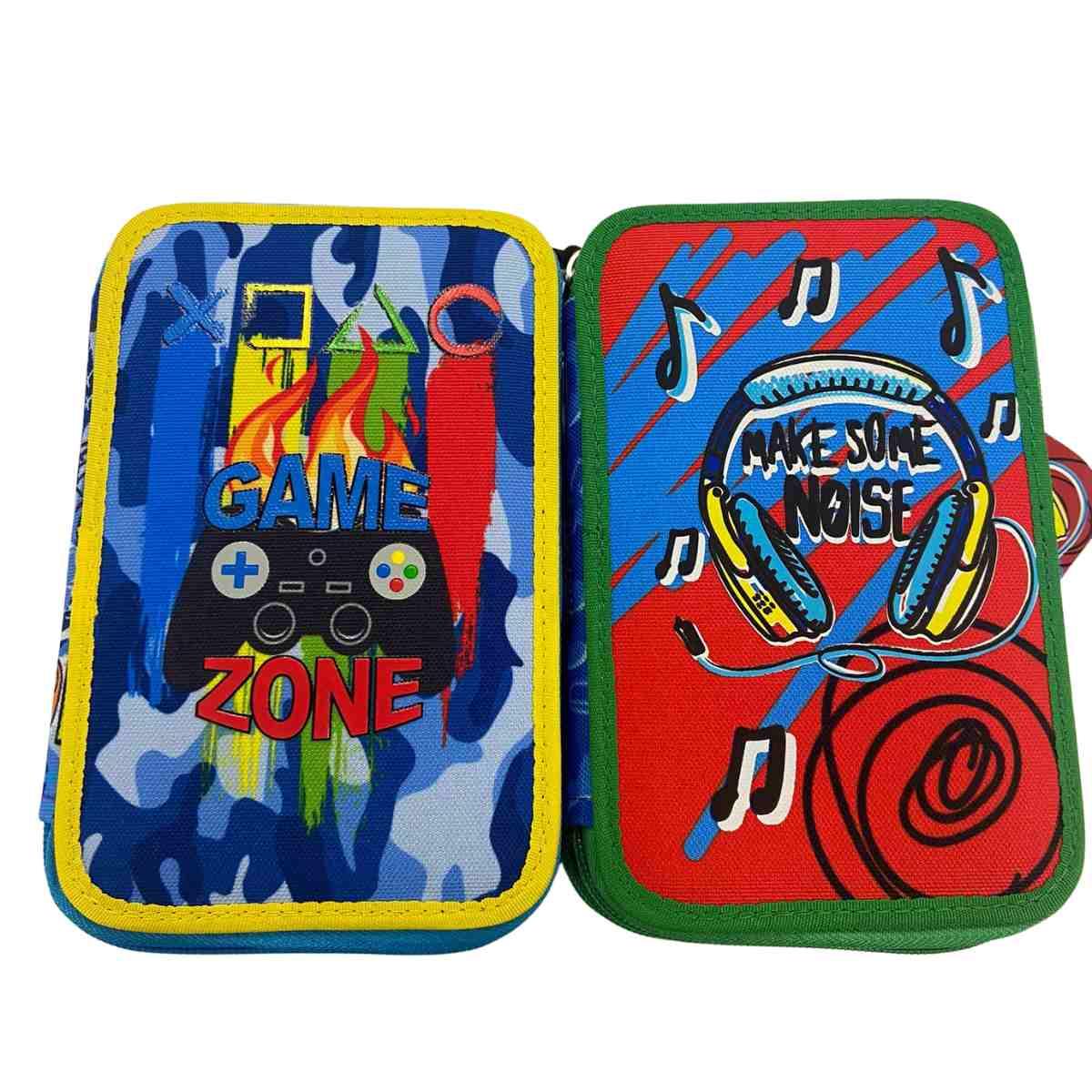 Astuccio 3 zip boy young people