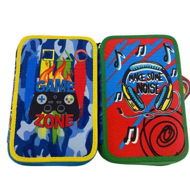 Astuccio 3 zip boy young people