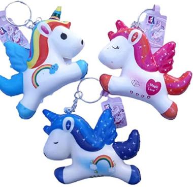 Portachiavi unicorno squishi young people