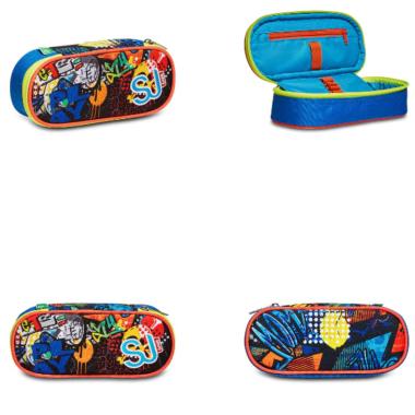 Portapenne round plus - facce da sj boy