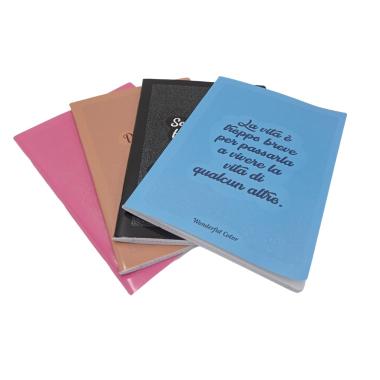 Maxi quaderno a4 wonderful color glitter