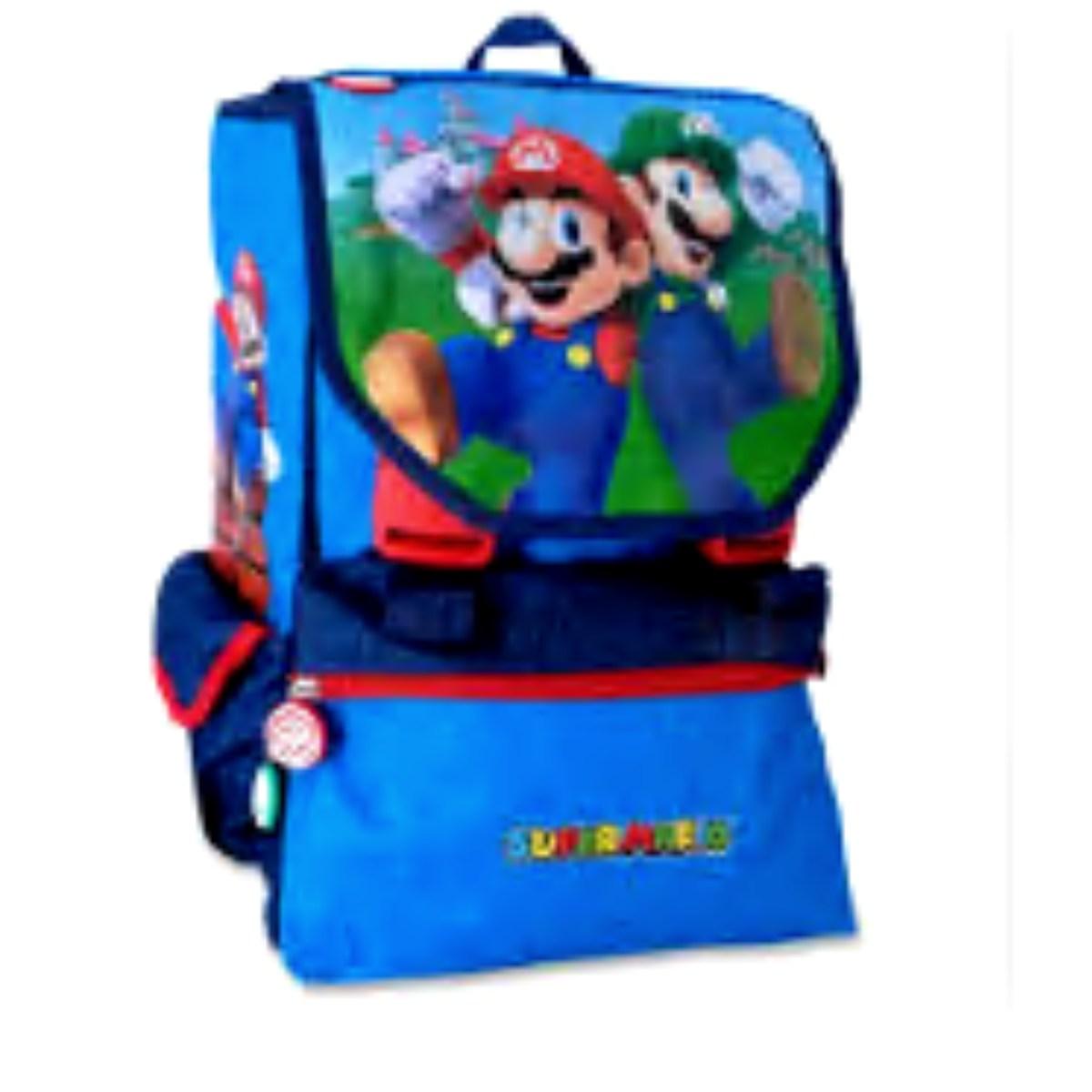 Zaino estensibile organizzato supermario
