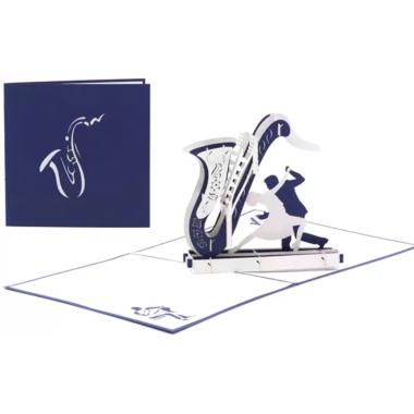 Biglietto origamo 3 d music is love