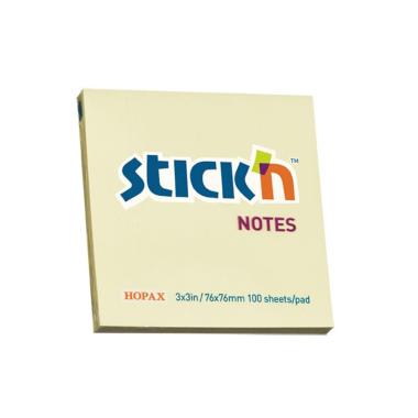 Notes stick'n 76x76 mm gialli