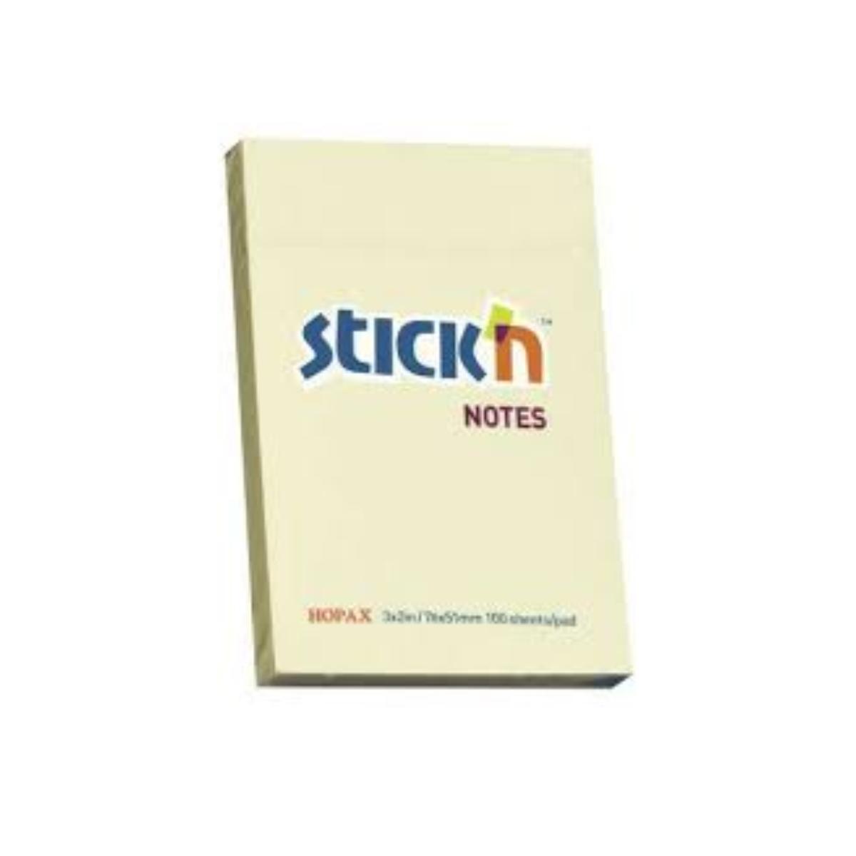 Notes stick'n 76x51 mm gialli