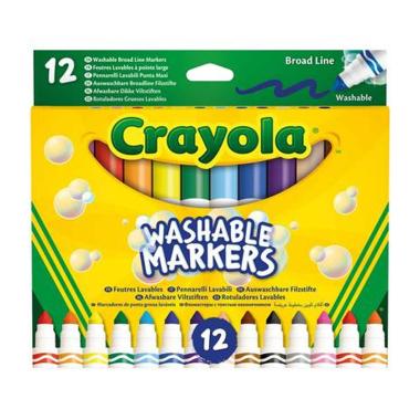 Pennarelli punta maxi lavabili crayola da 12