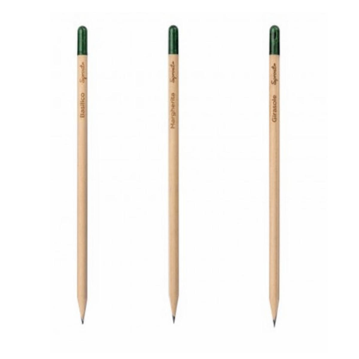 Matita piantabile in legno sostenibile