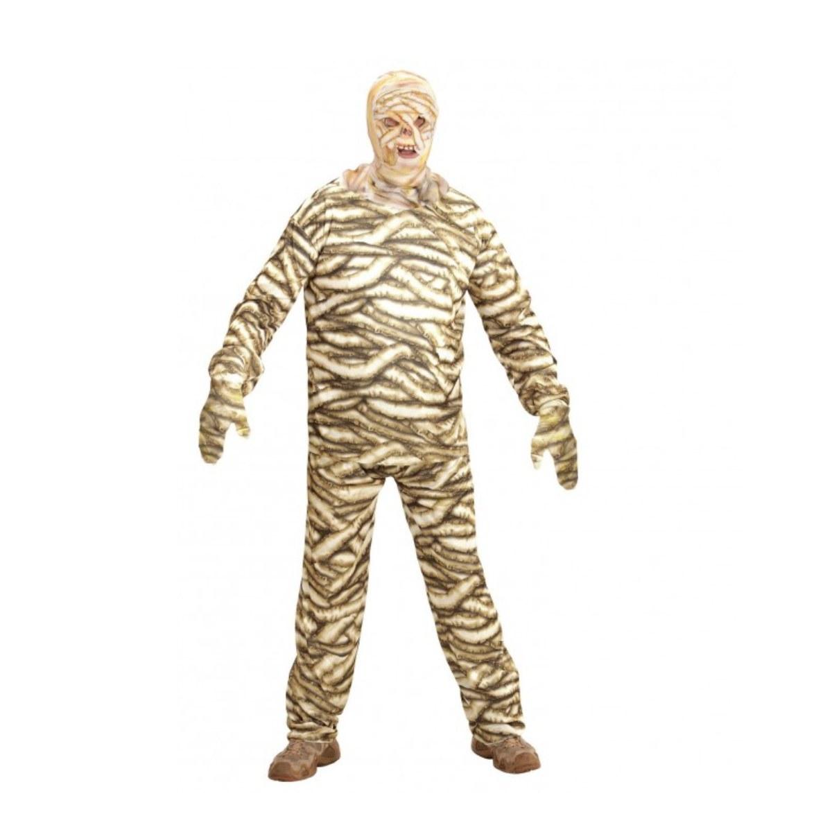 VESTITO MUMMIA CON CASACCA, PANTALONI, MASCHERA WIDMANN - TAGLIA S<br />