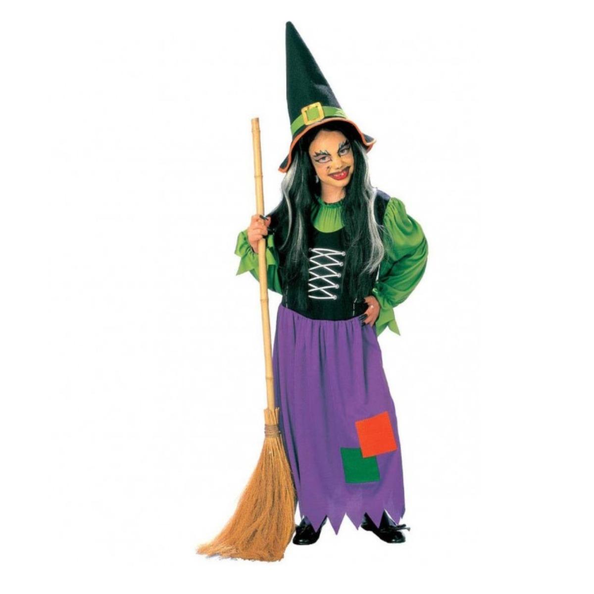 VESTITO BAMBINA STREGA CON CAPPELLO WIDMANN - TAGLIA 158 cm / 11-13 anni<br />