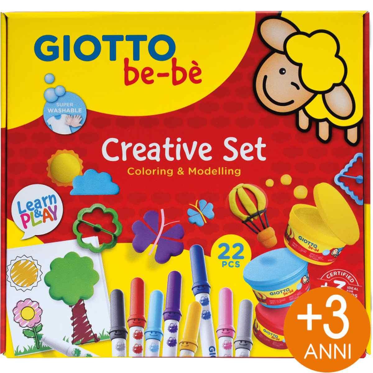 Set coloring & modelling creative giotto be-be' fila