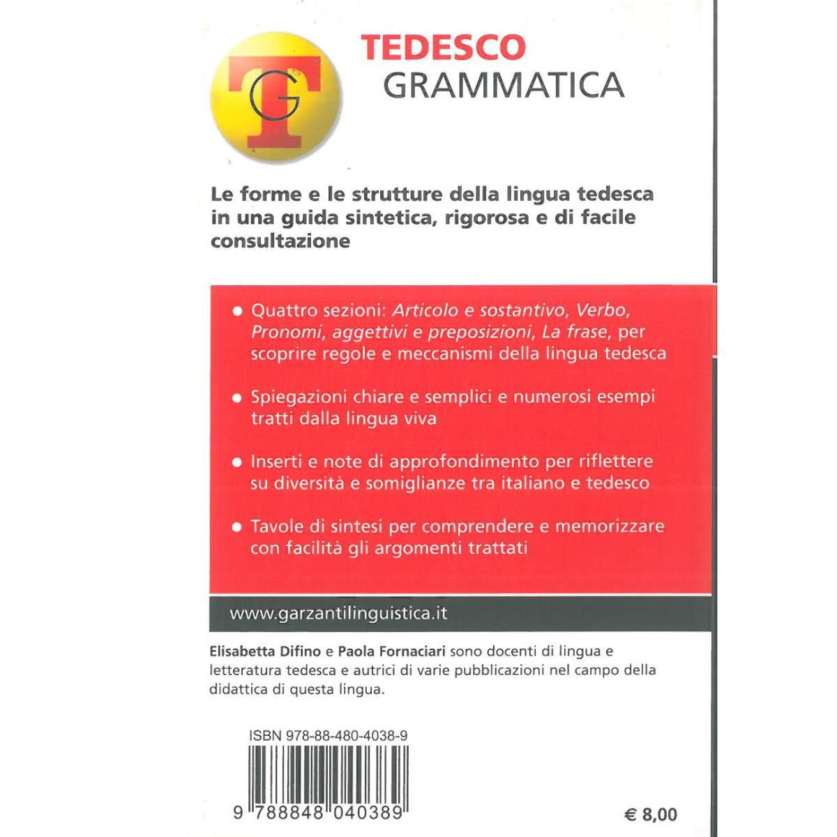 Dizionario della grammatica tedesca