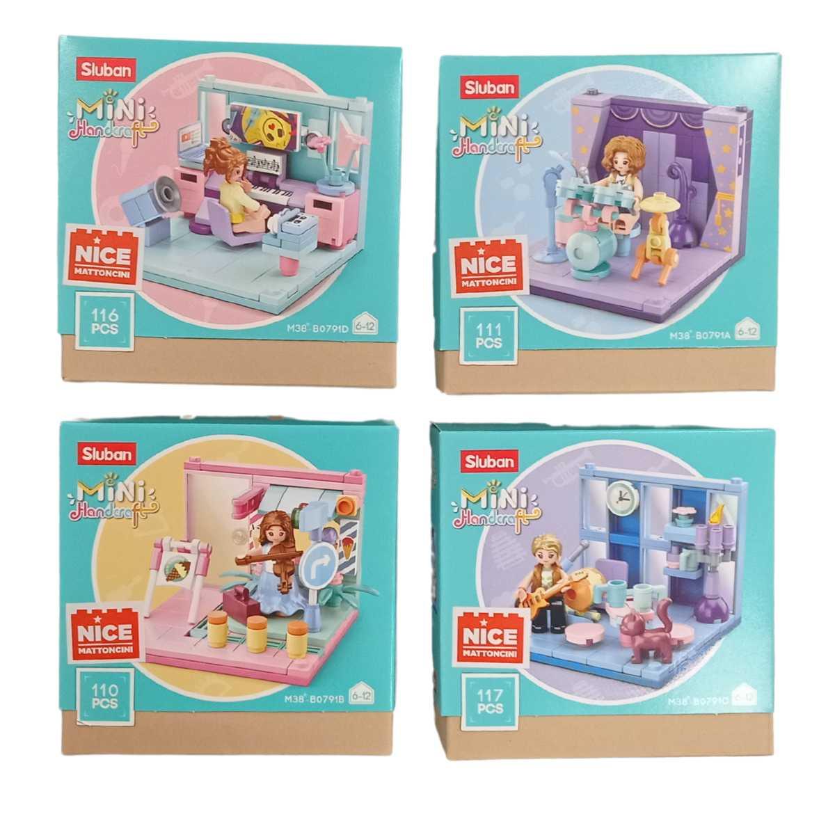 Costruzioni in mattoncini handcraft